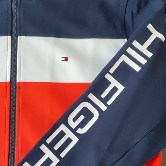 TOMMY HILFIGER NWT MENS ZIP UP COAT JACKET WITH HOOD EXTRA LARGE - Picture 8 of 13